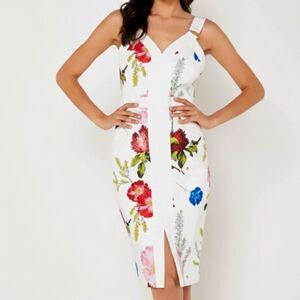 Ted Baker | Dresses | Ted Baker Valens Lace Midi Dress White | Poshmark
